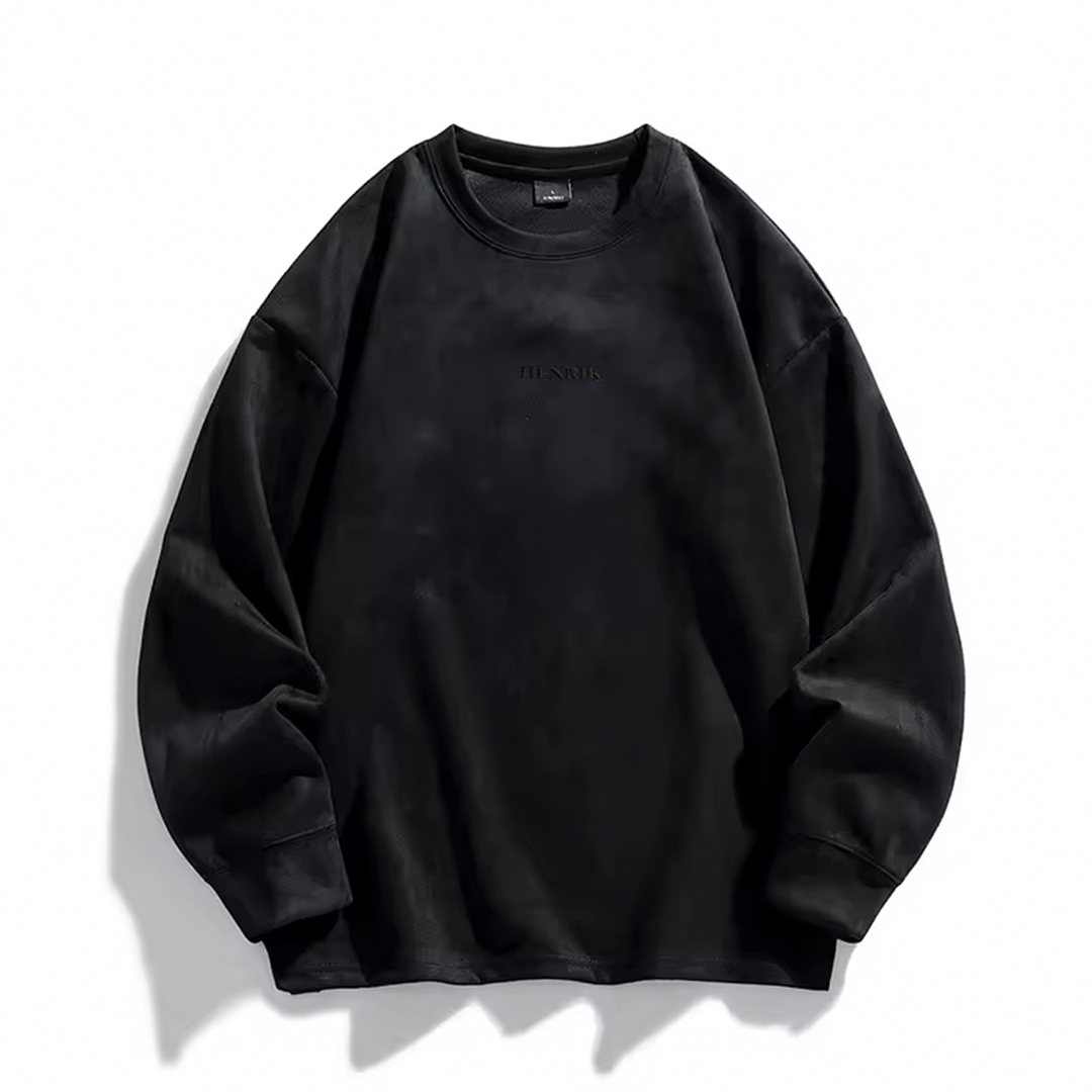 Henrik Suede Sweatshirt